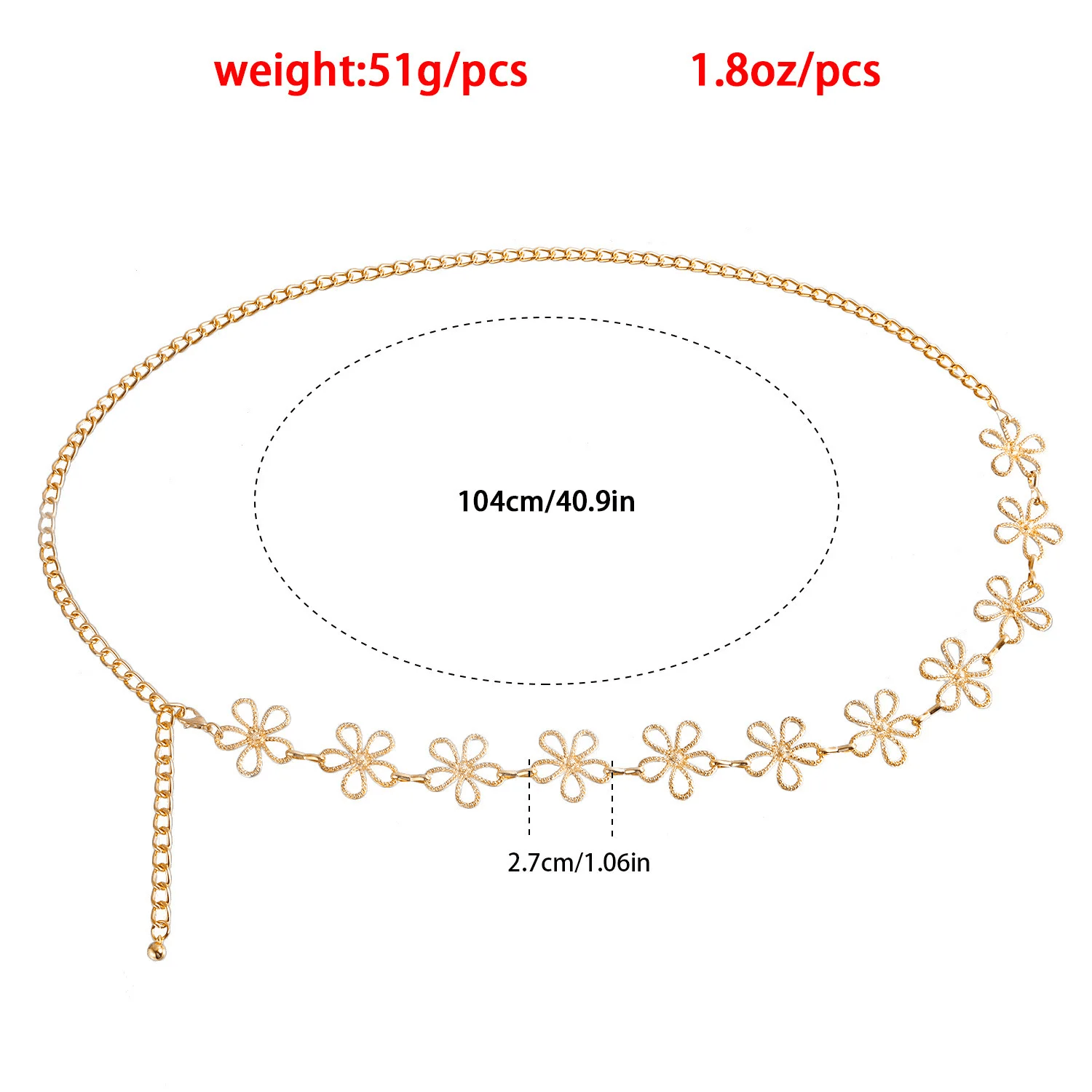 Chaine de Hanches Fleur