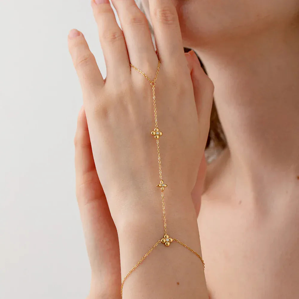 Chaine de Main Fleurs