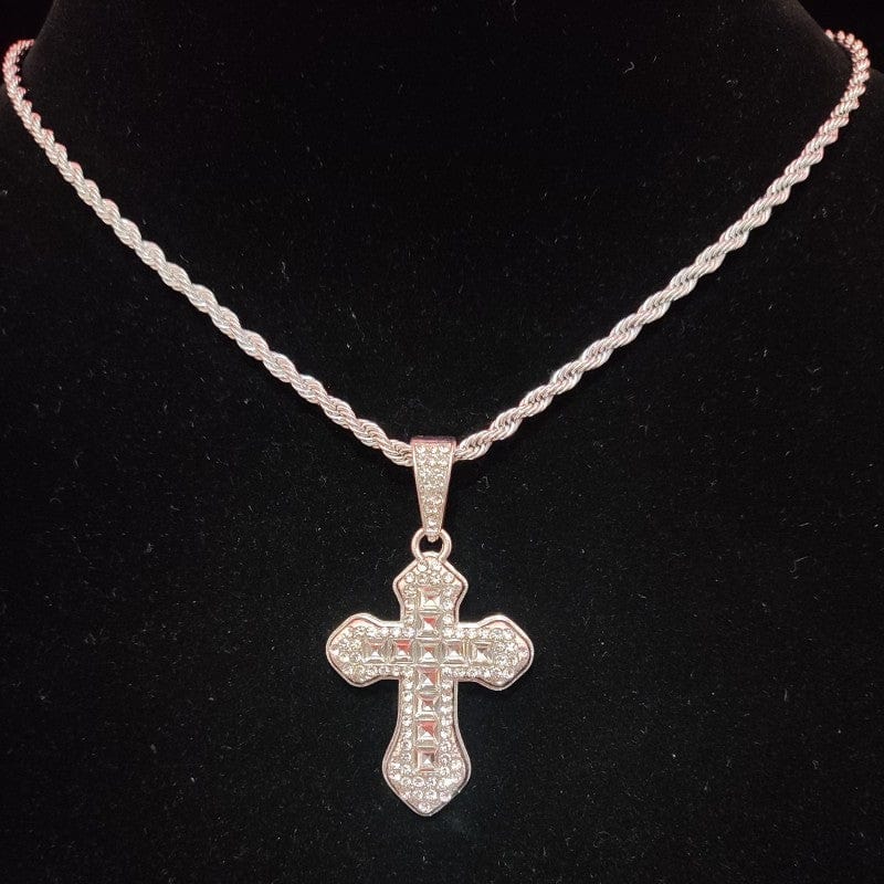 Chaine de rappeur croix