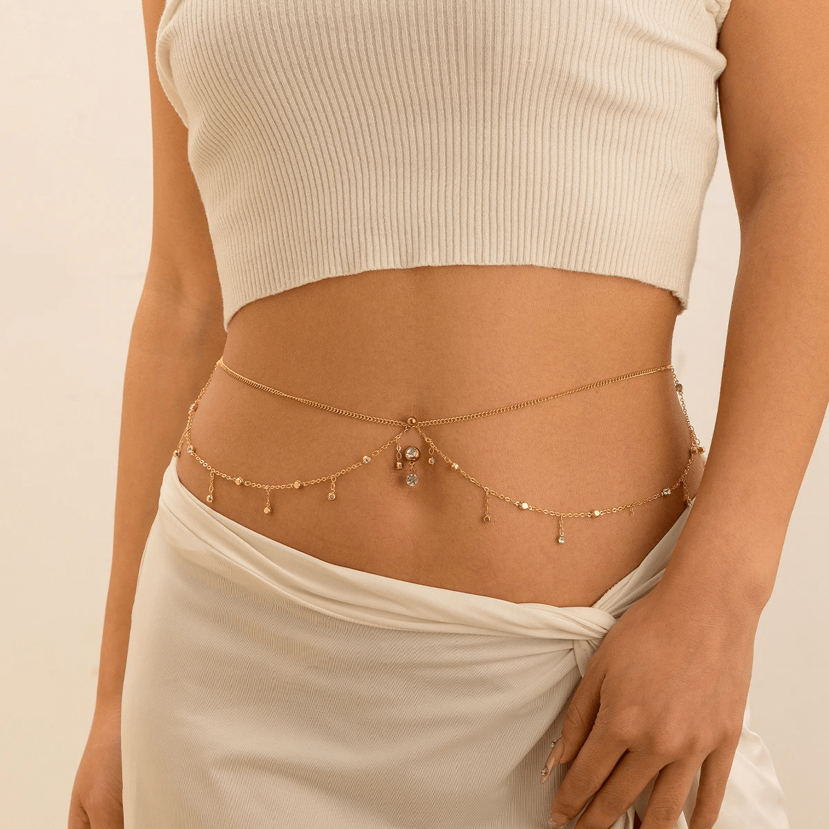 Chaine de Taille Piercing Nombril