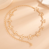 Chaine de Ventre Fleurs Or
