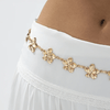 Chaine de Ventre Fleurs Or