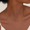 Chaine en Acier Inoxydable Or