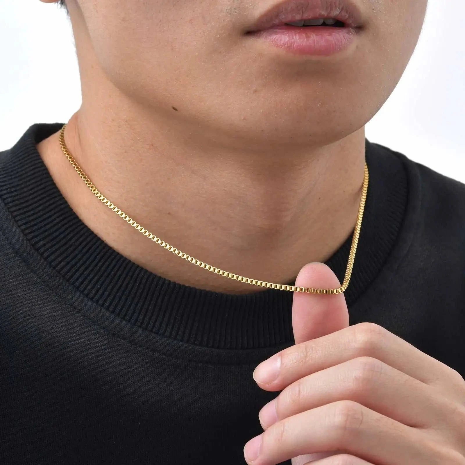 Chaine Fine Or Homme