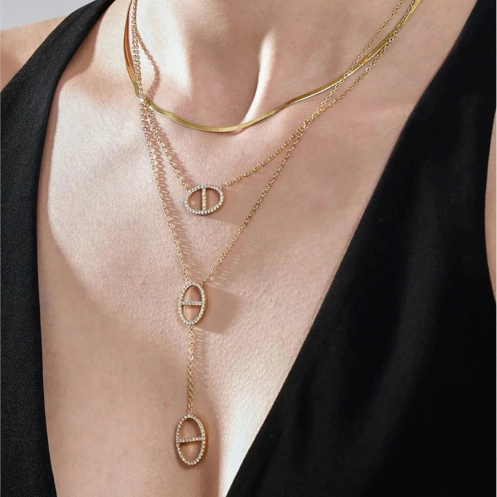 Chaine Grain de Cafe Acier Inoxydable