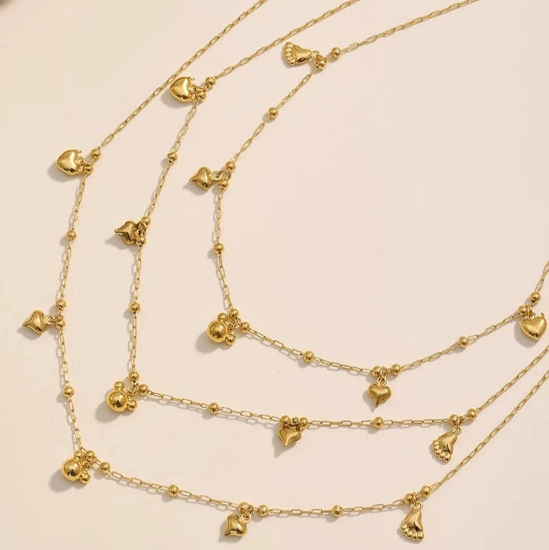 Chaine Grain de Café Or