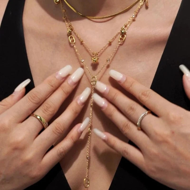 Chaine Grain de Café Or