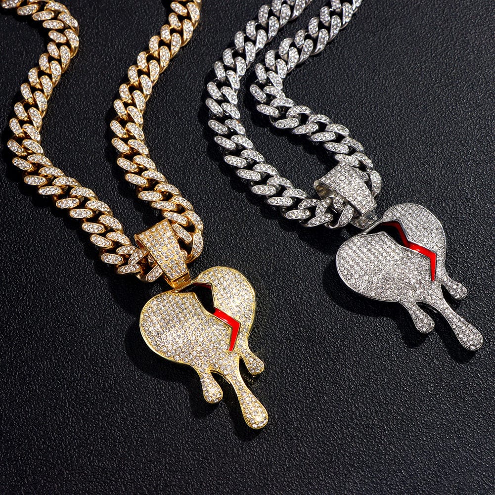 Chaine hip hop Coeur brisé