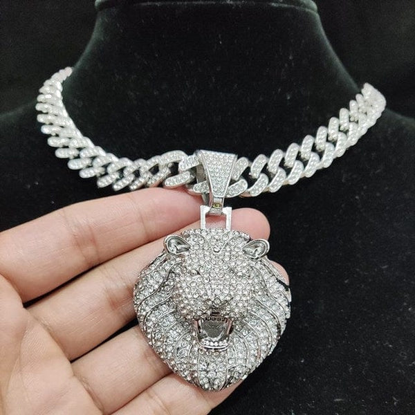 Chaine hip hop Lion | Chaîne Bijoux