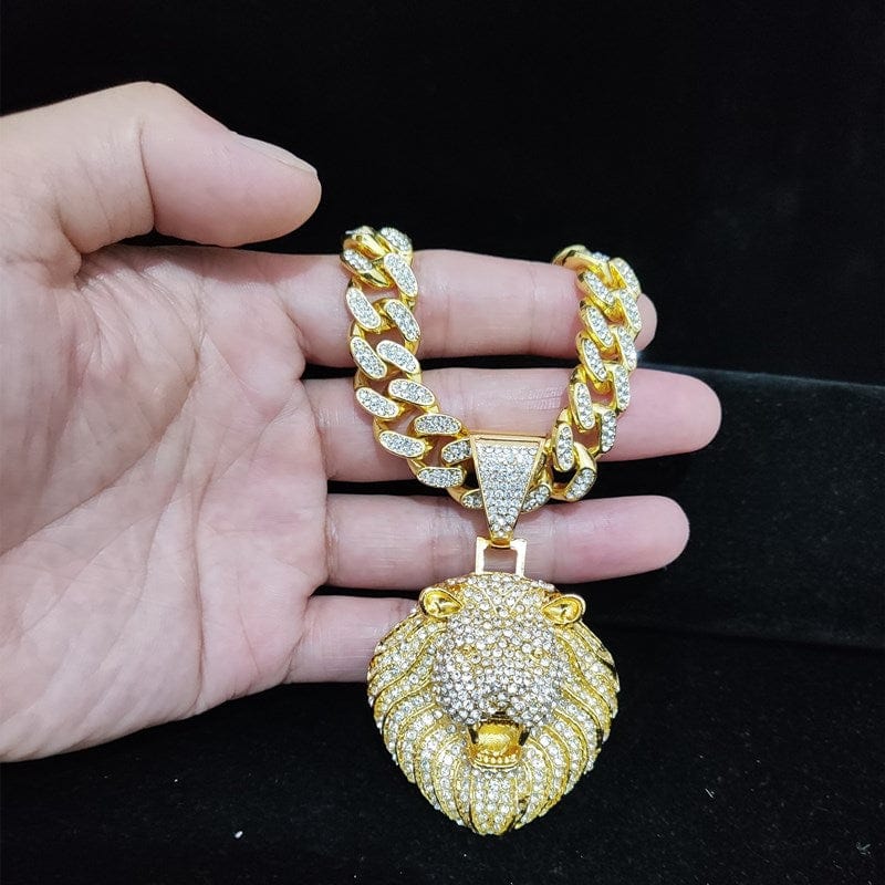 Lion Rapper Chain Chaine hip hop Lion | Chaîne Bijoux