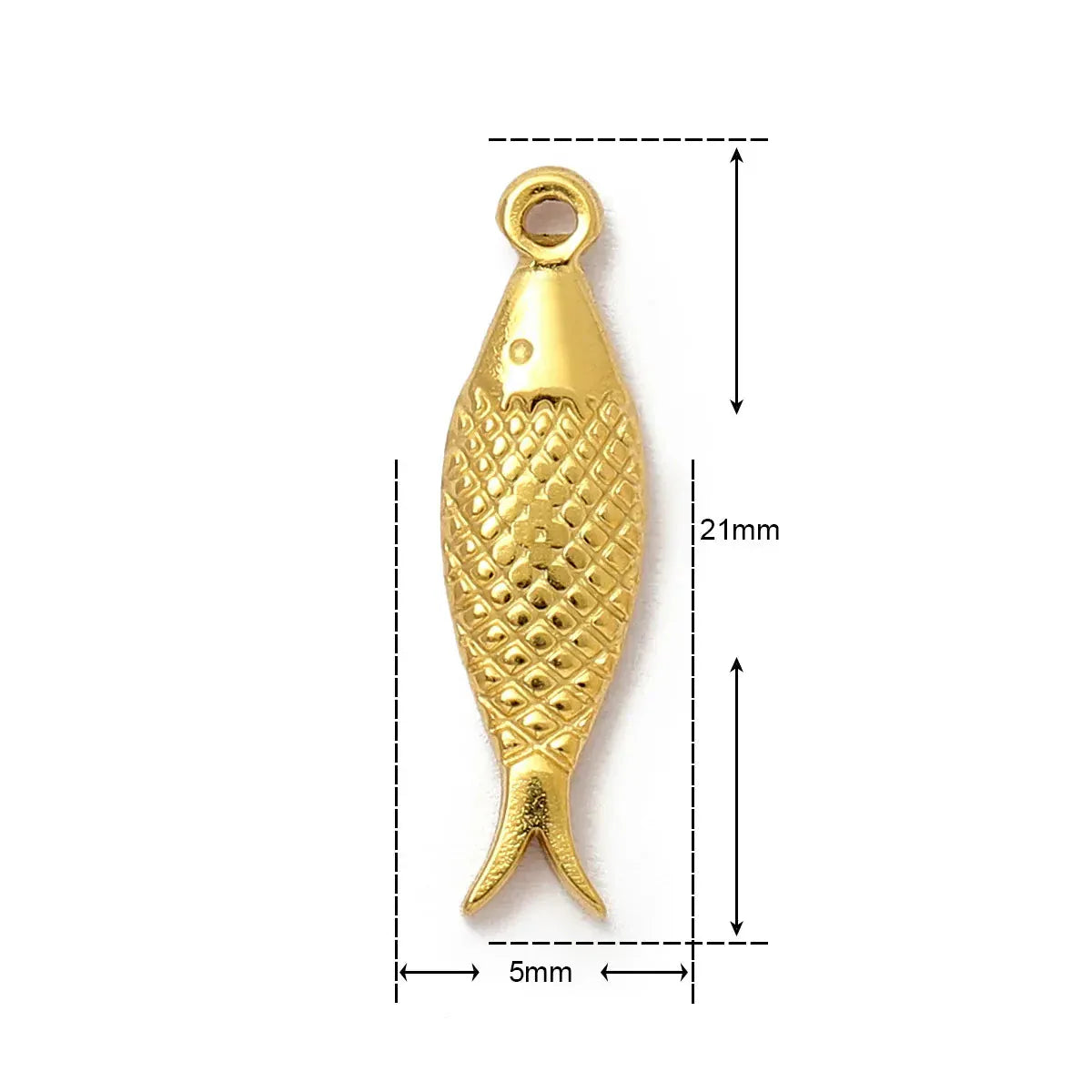 Charms Or Acier Inoxydable