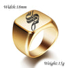 Chevaliere Homme Or Initiale