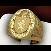 Chevaliere Homme Or Lion