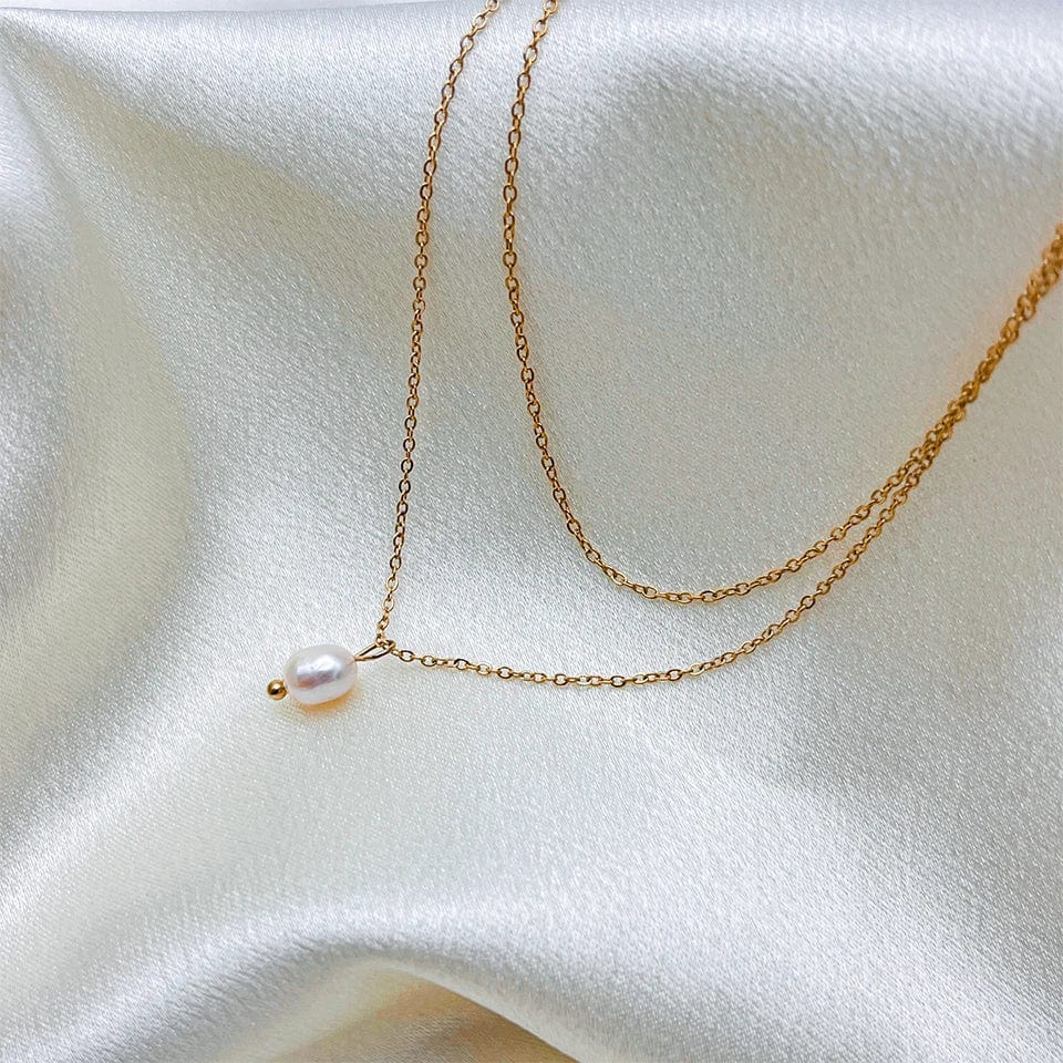 Collier Acier Inoxydable Perle