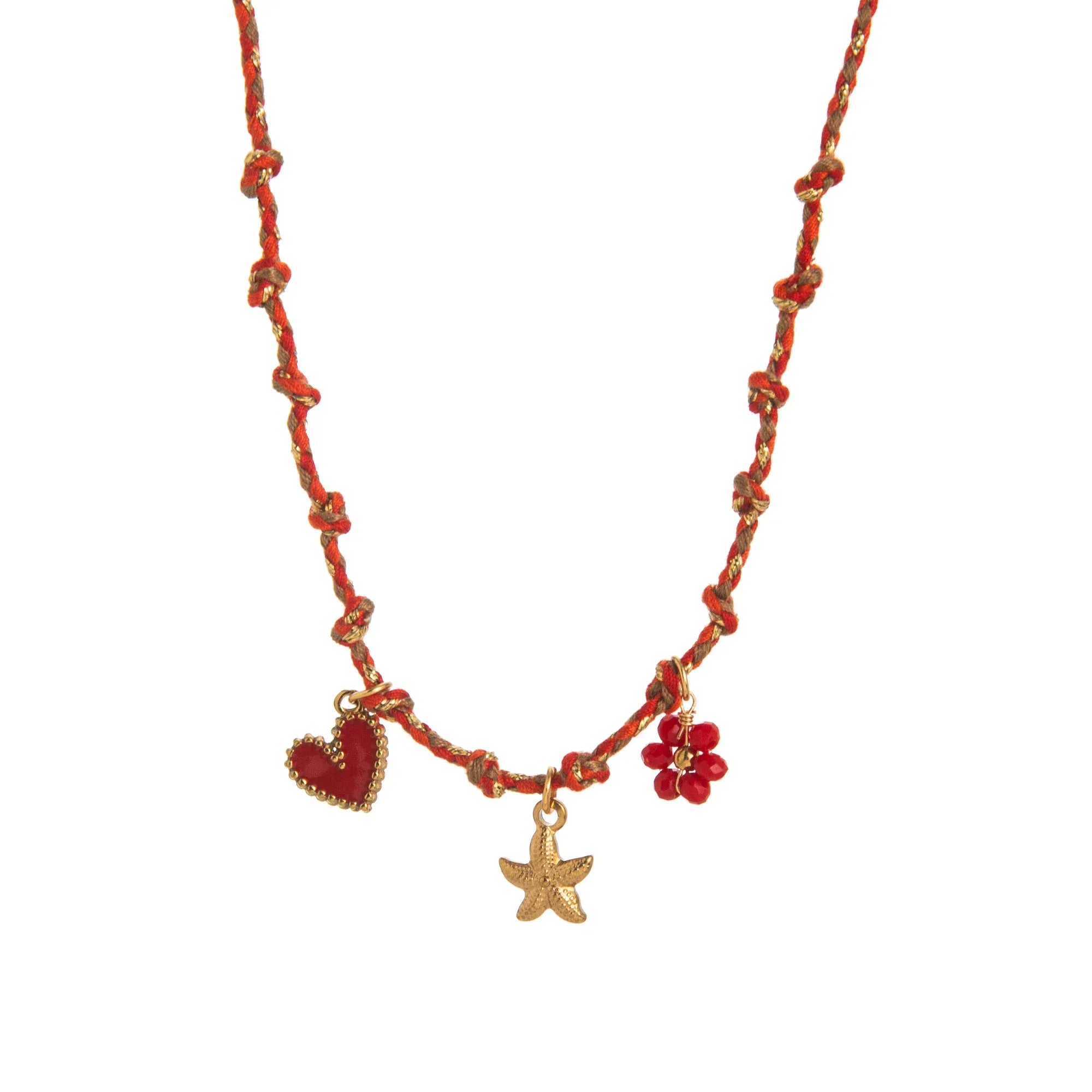 Collier avec Plusieurs Pendentifs
