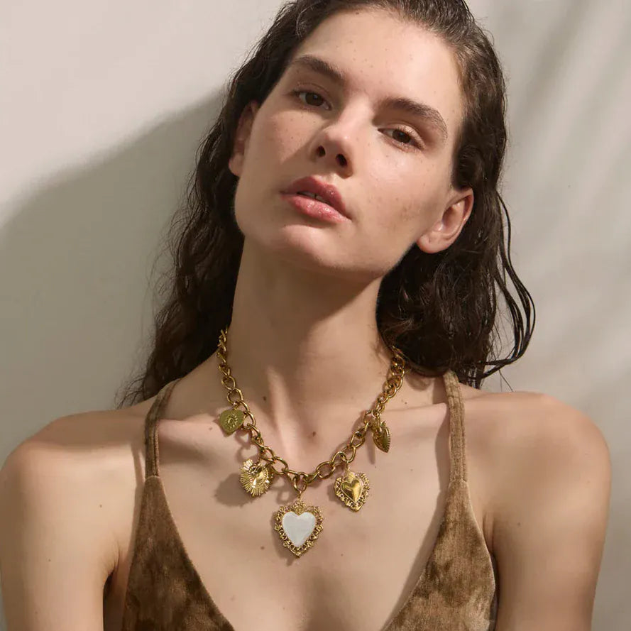 Collier Breloque Acier Inoxydable