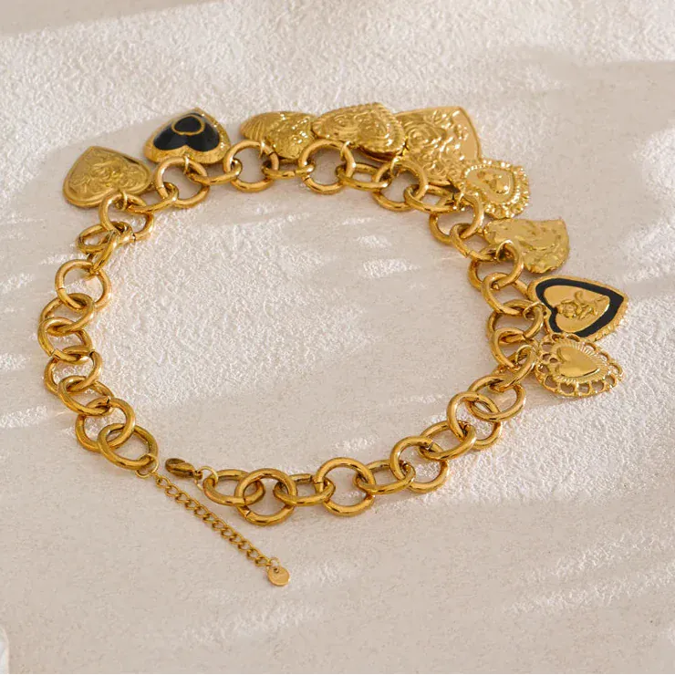 Collier Breloque Coeur