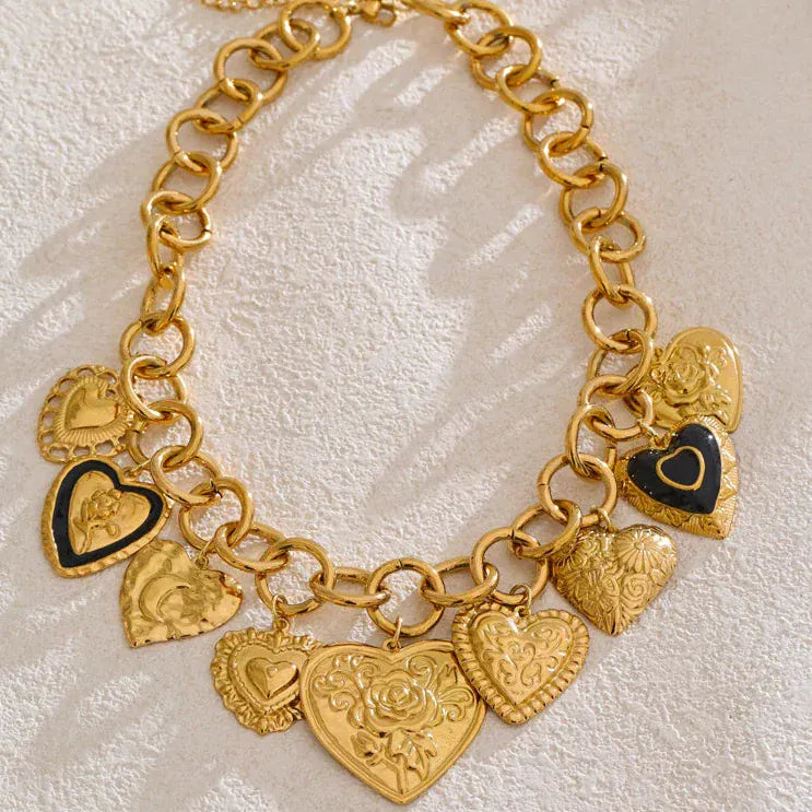 Collier Breloque Coeur