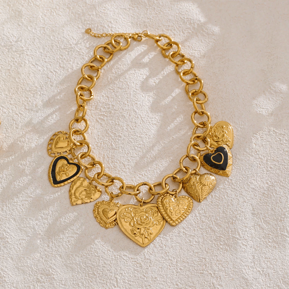Collier Breloque Coeur