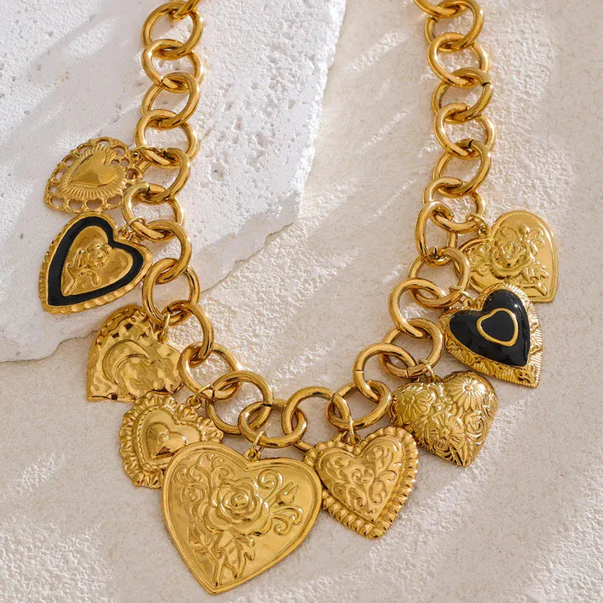 Collier Breloque Coeur