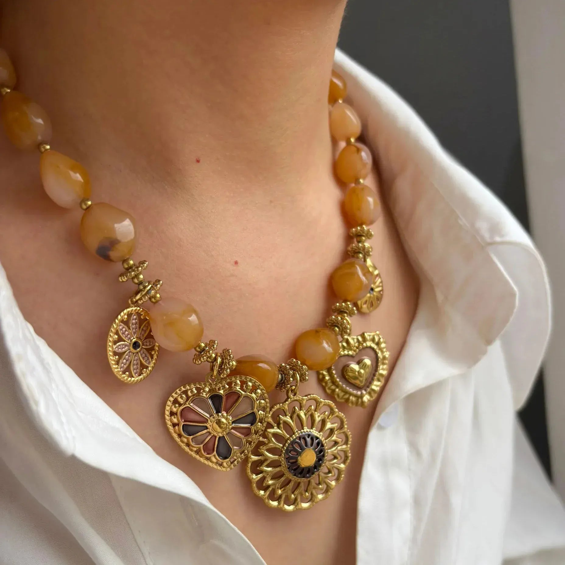 Collier Breloque Vintage