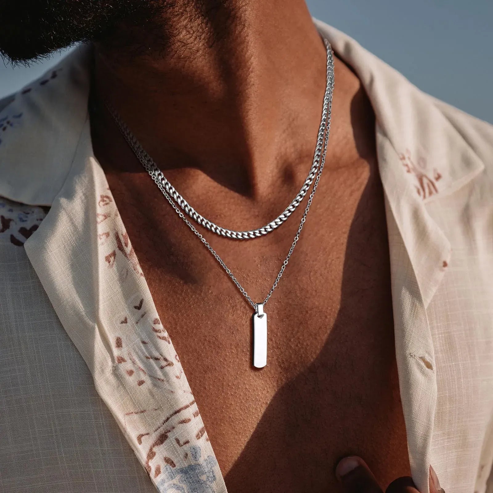 Collier Chaine Argent Homme