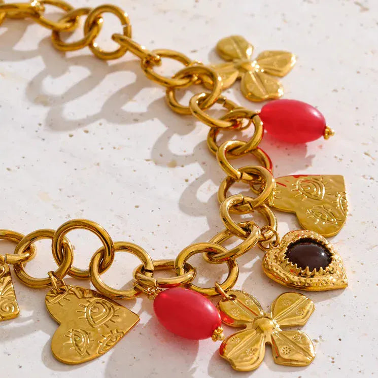 Collier Chaine avec Charms