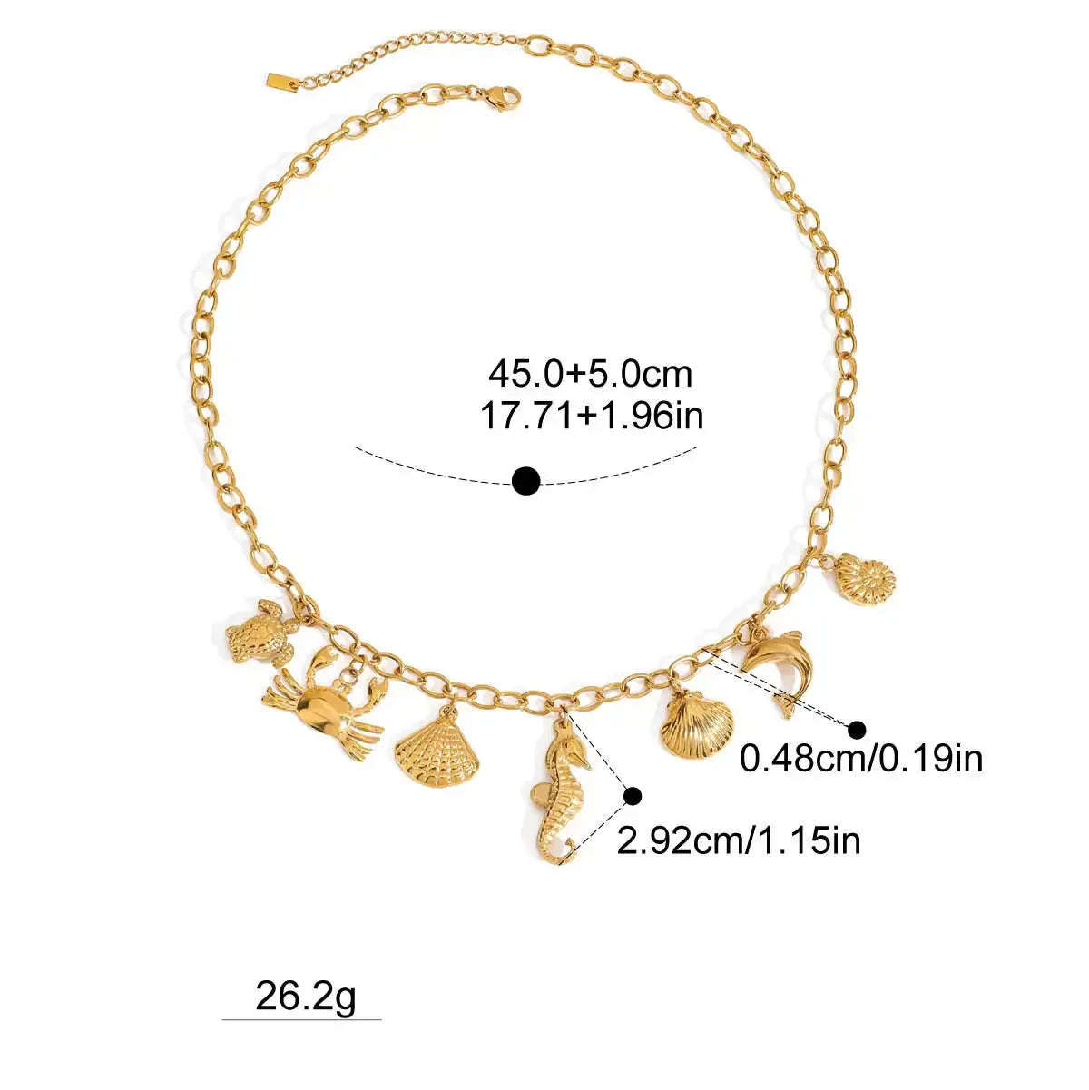 Collier Charms Coquillage