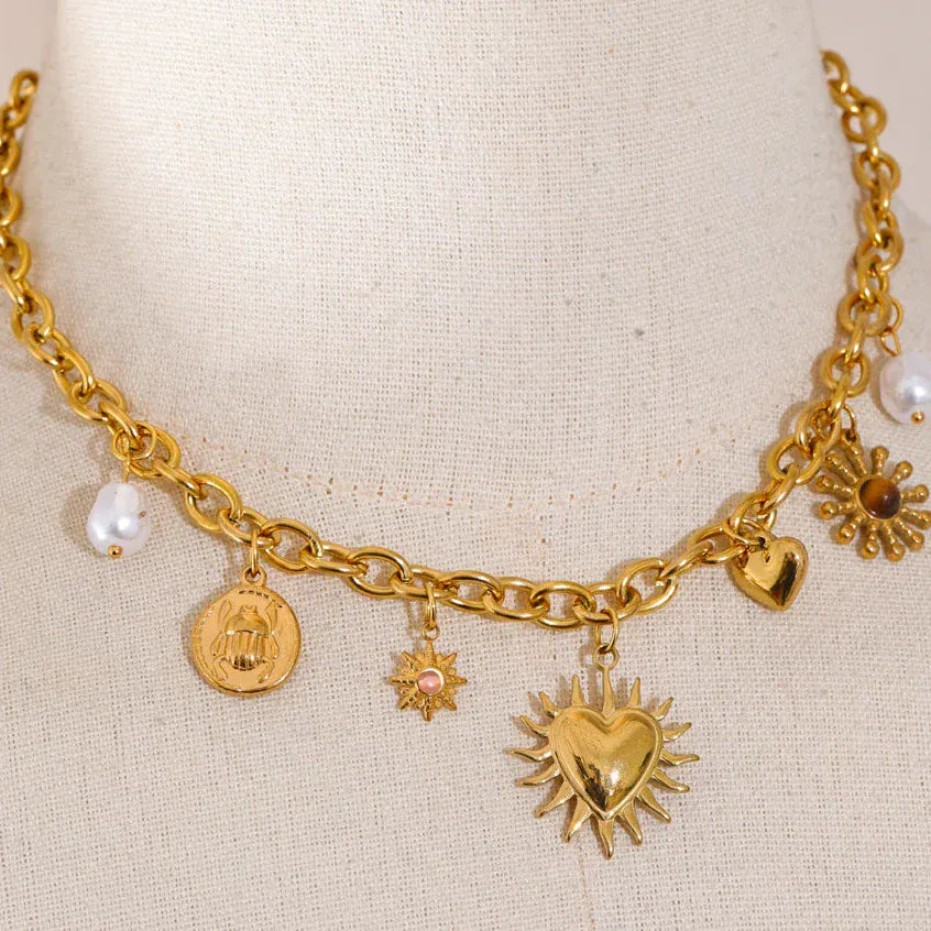 Collier Charms Soleil