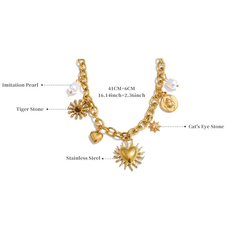 Collier Charms Soleil