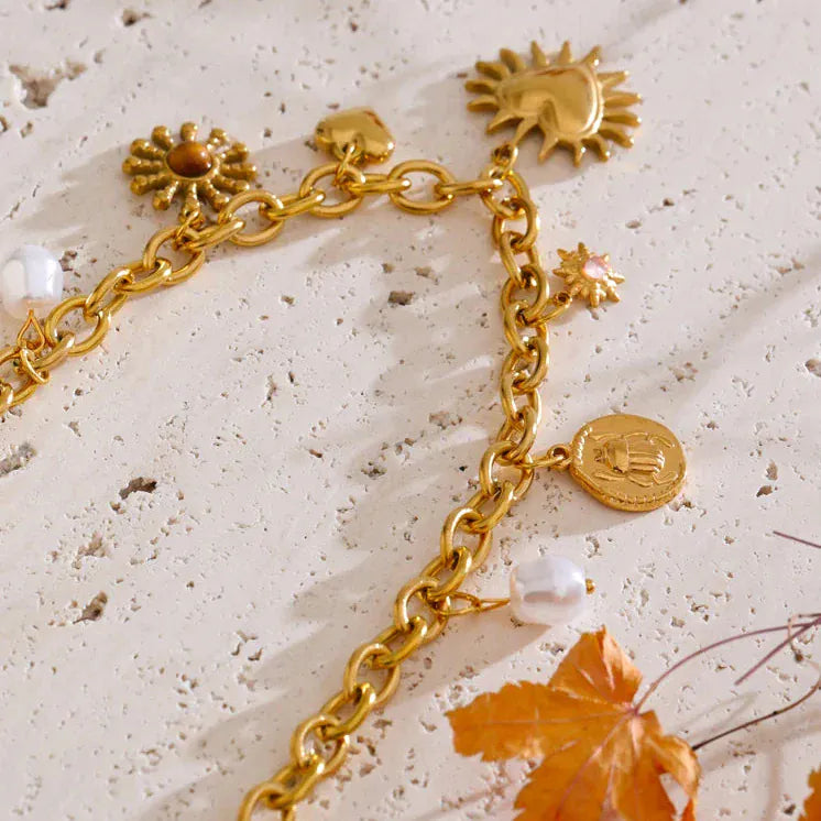Collier Charms Soleil