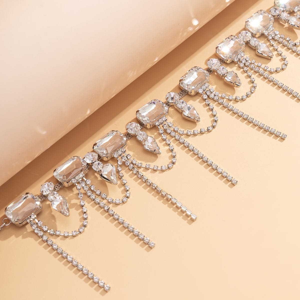 Collier choker strass