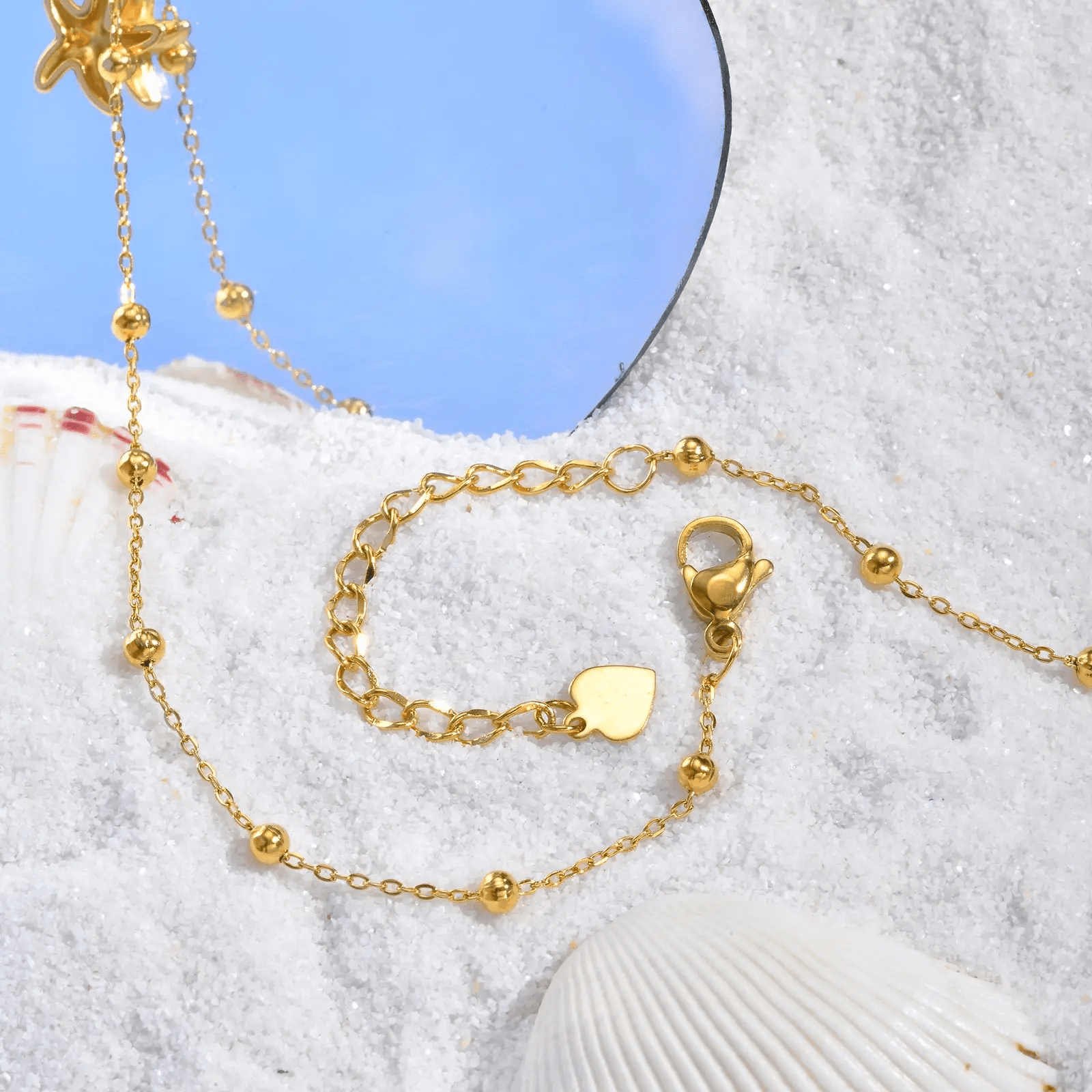 Collier Coquillage Or