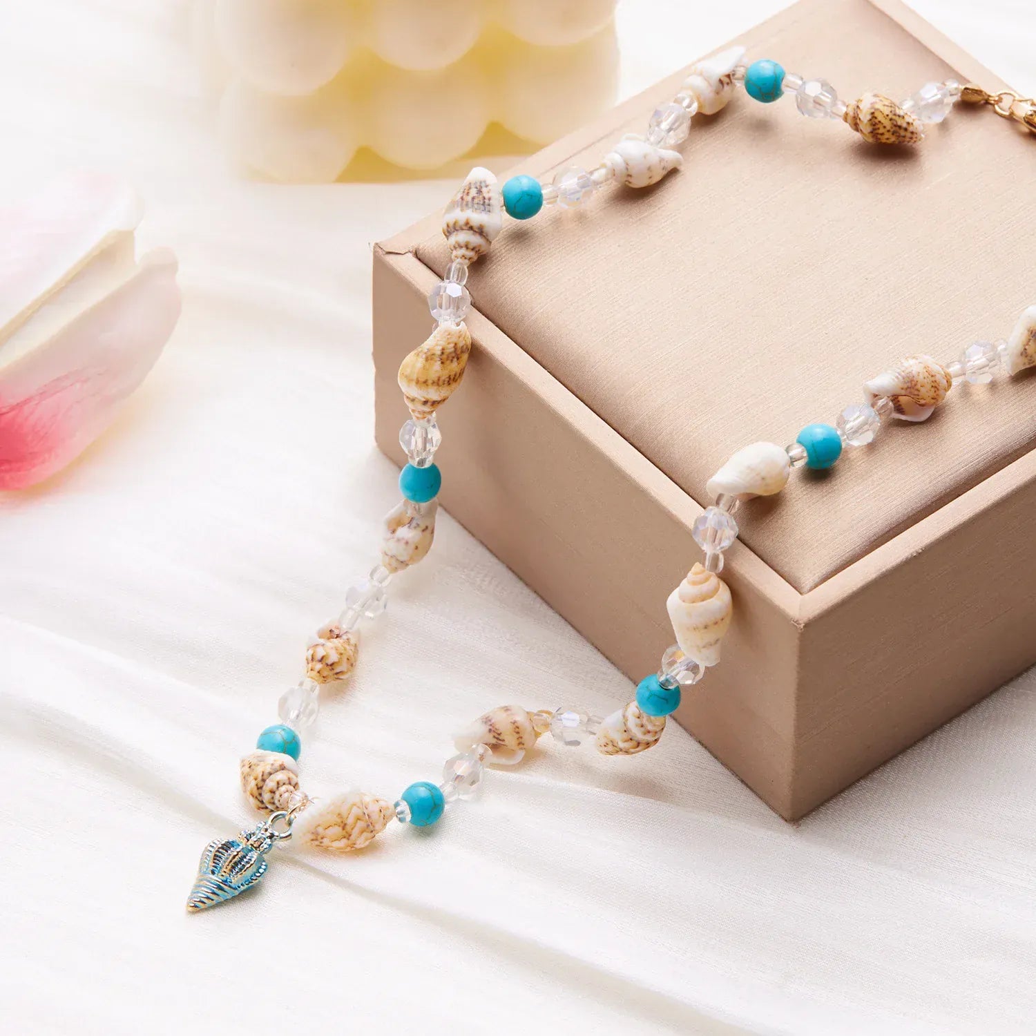 Collier Coquillage Ras de Cou