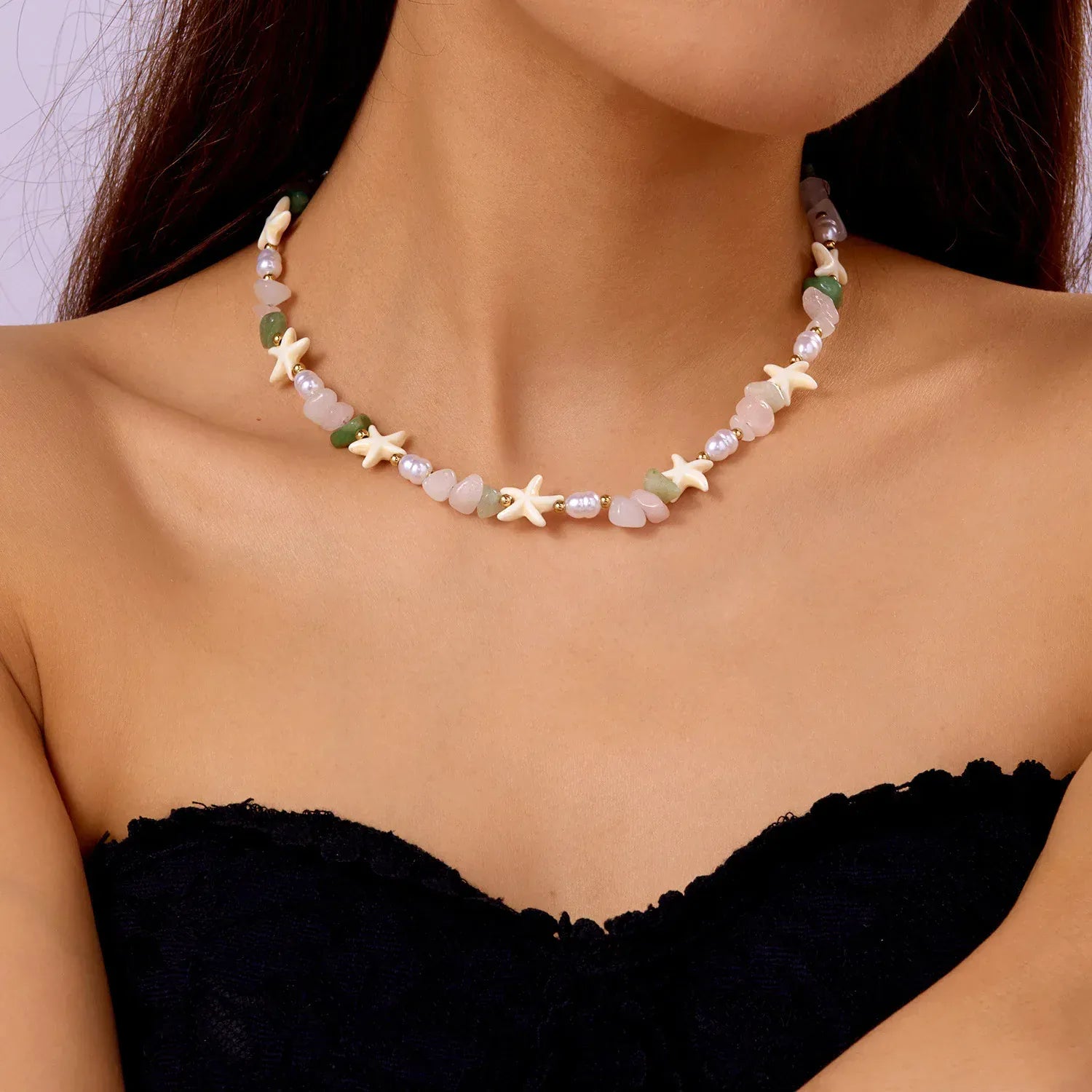 Collier Coquillage Ras de Cou