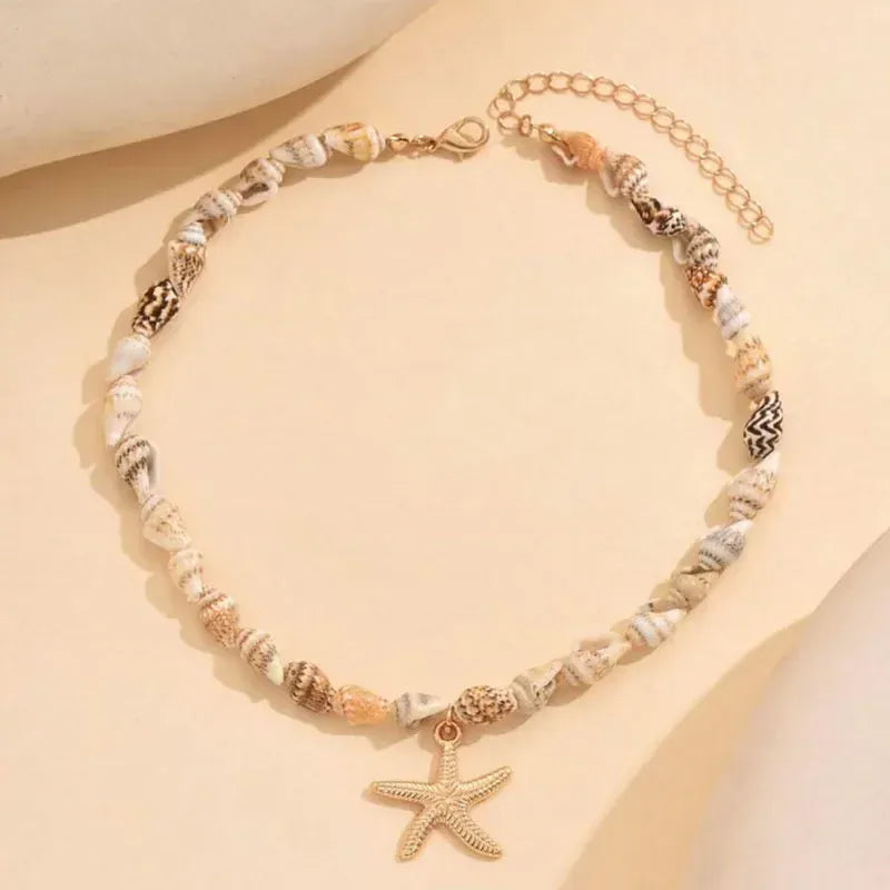 Collier Coquillage Ras de Cou