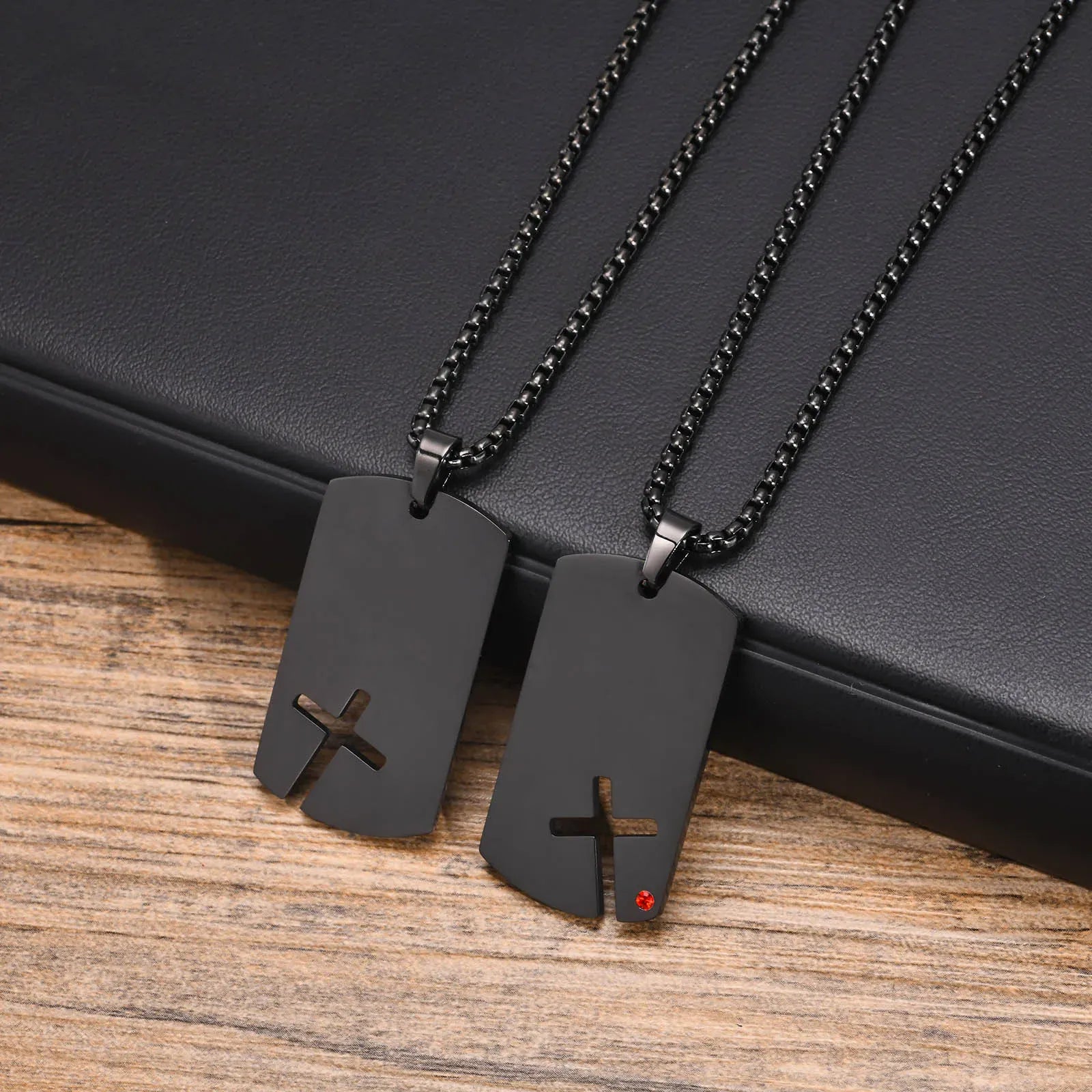 Collier Croix Argent Homme Plaque