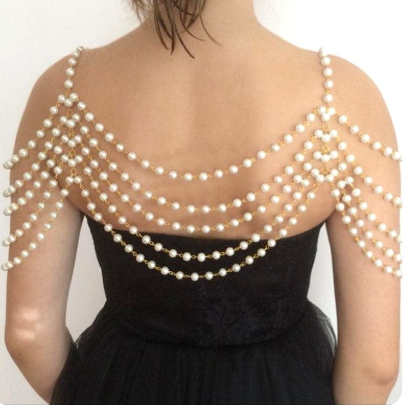 Cache-épaules (hausse D'épaules) Noir à Perles Et Paillettes Lilly & Rose - Taille 22 - Occasion