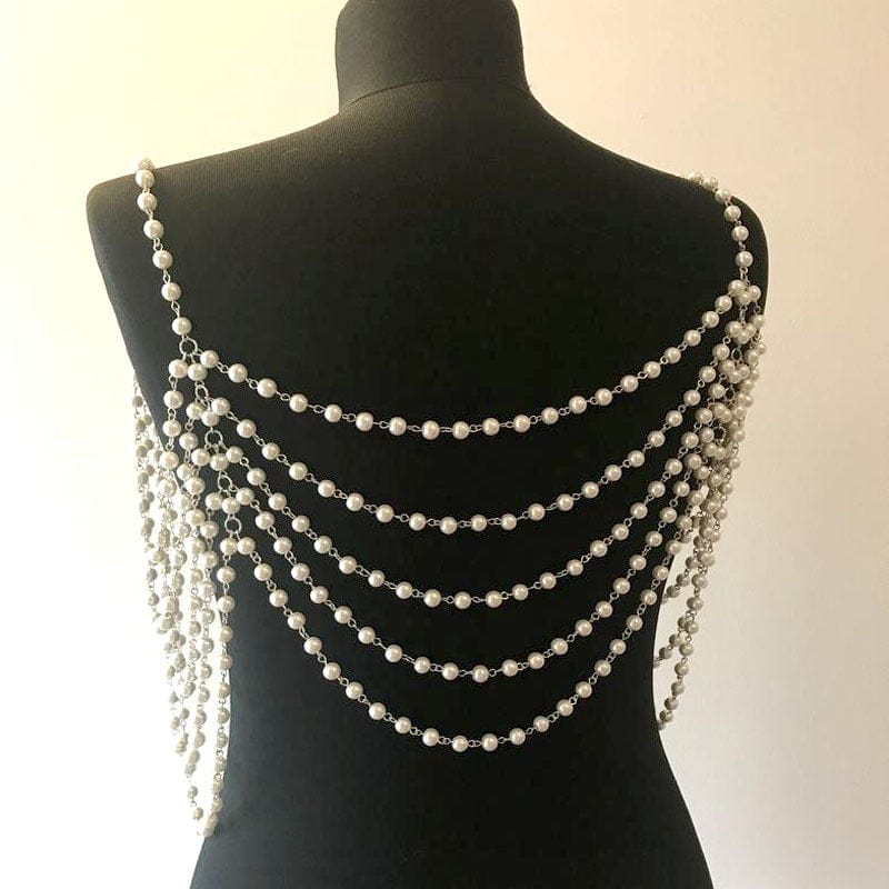 Collier d épaule perles