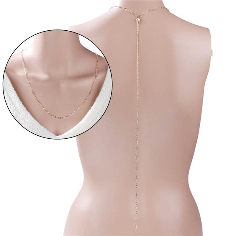 Collier de dos chaine