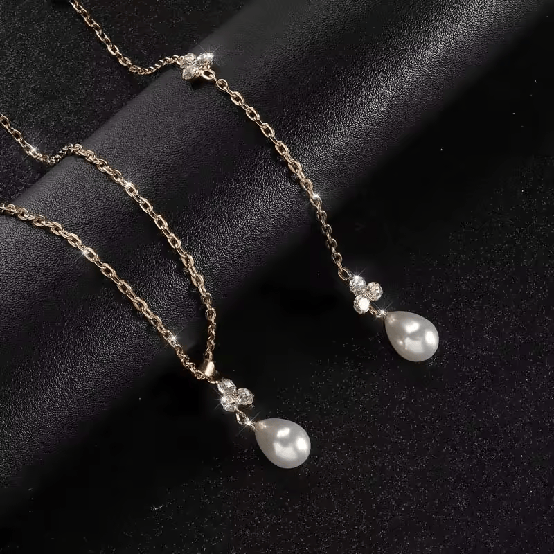 Collier de Dos Mariage Vintage