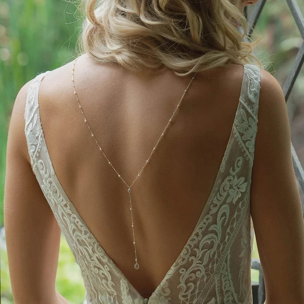 Collier de Dos pour Mariage