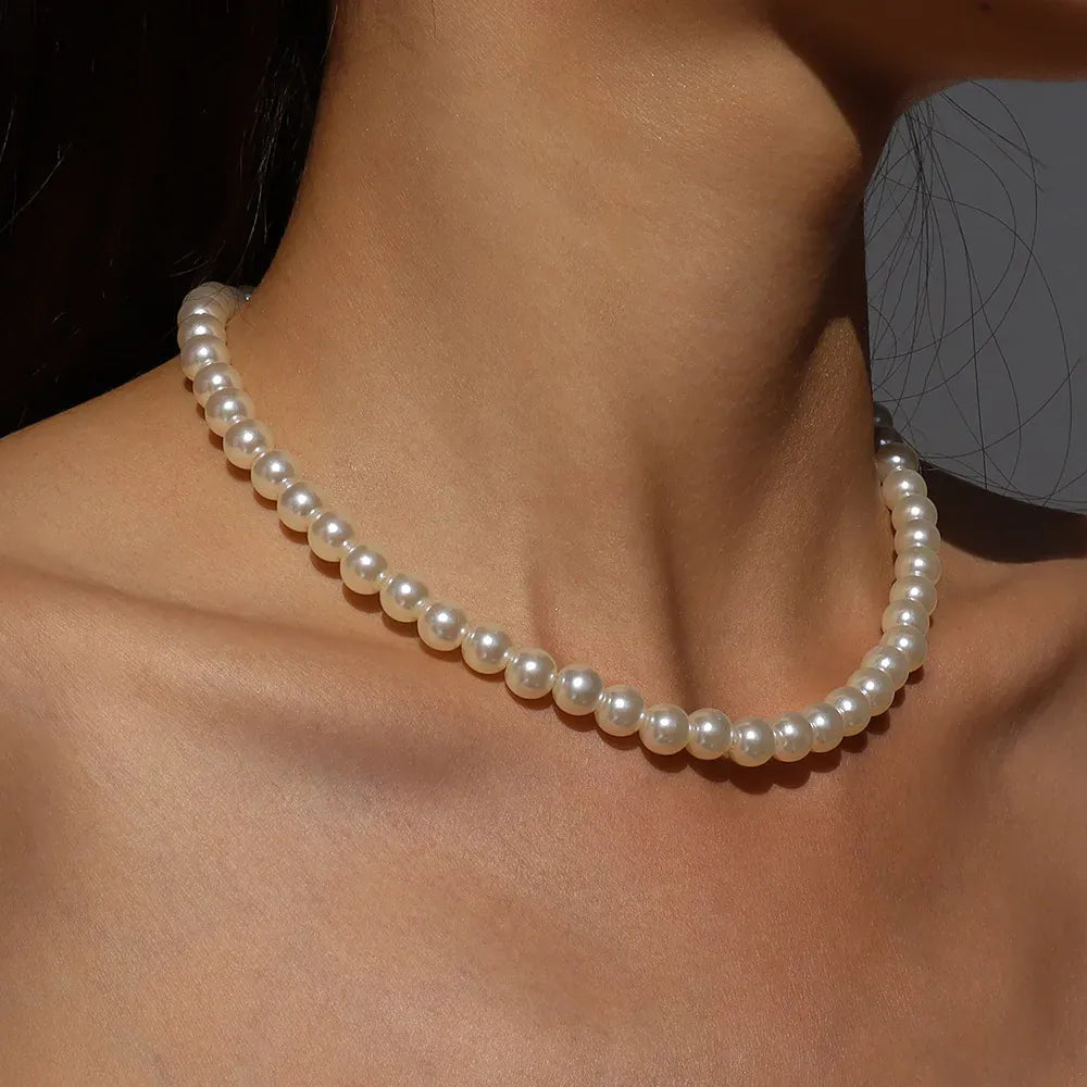 Collier de Perle Ras de Cou