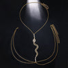 Collier de seins serpent