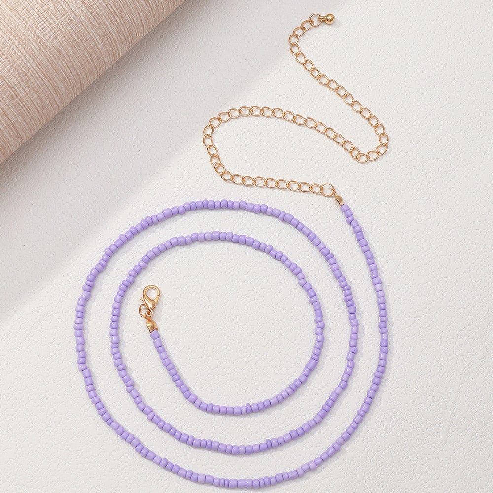 Collier de taille perles