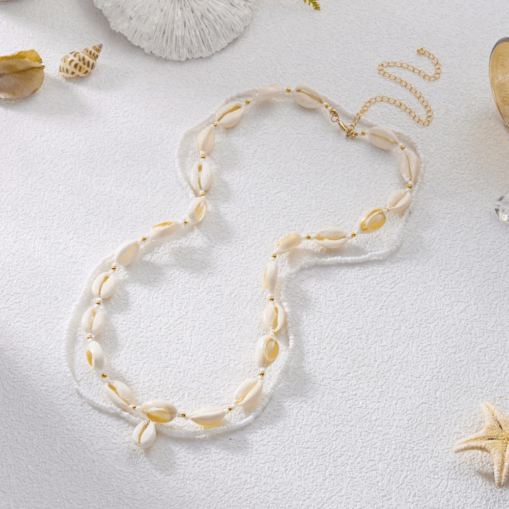 Collier de Ventre Perles Coquillages