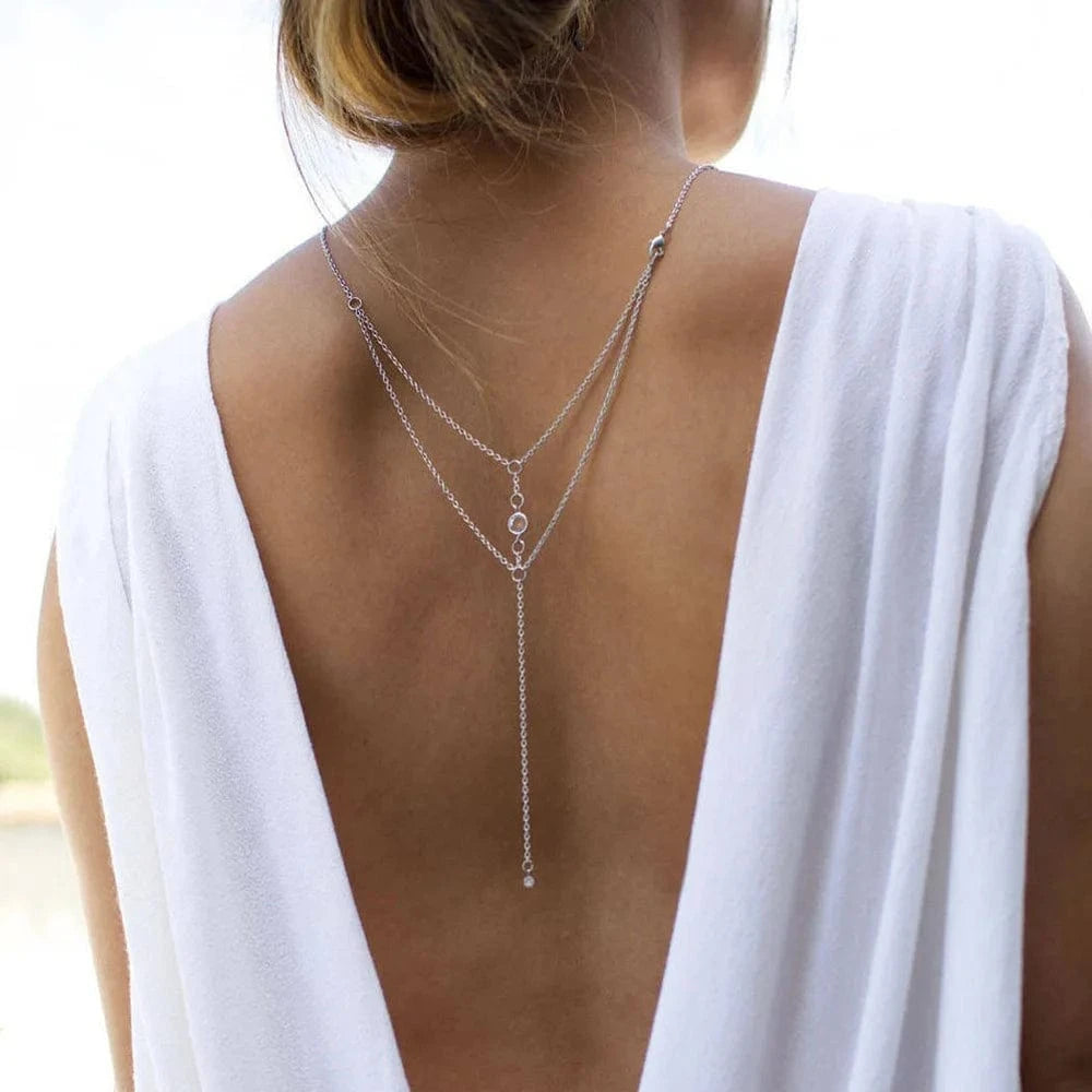Collier Dos Femme