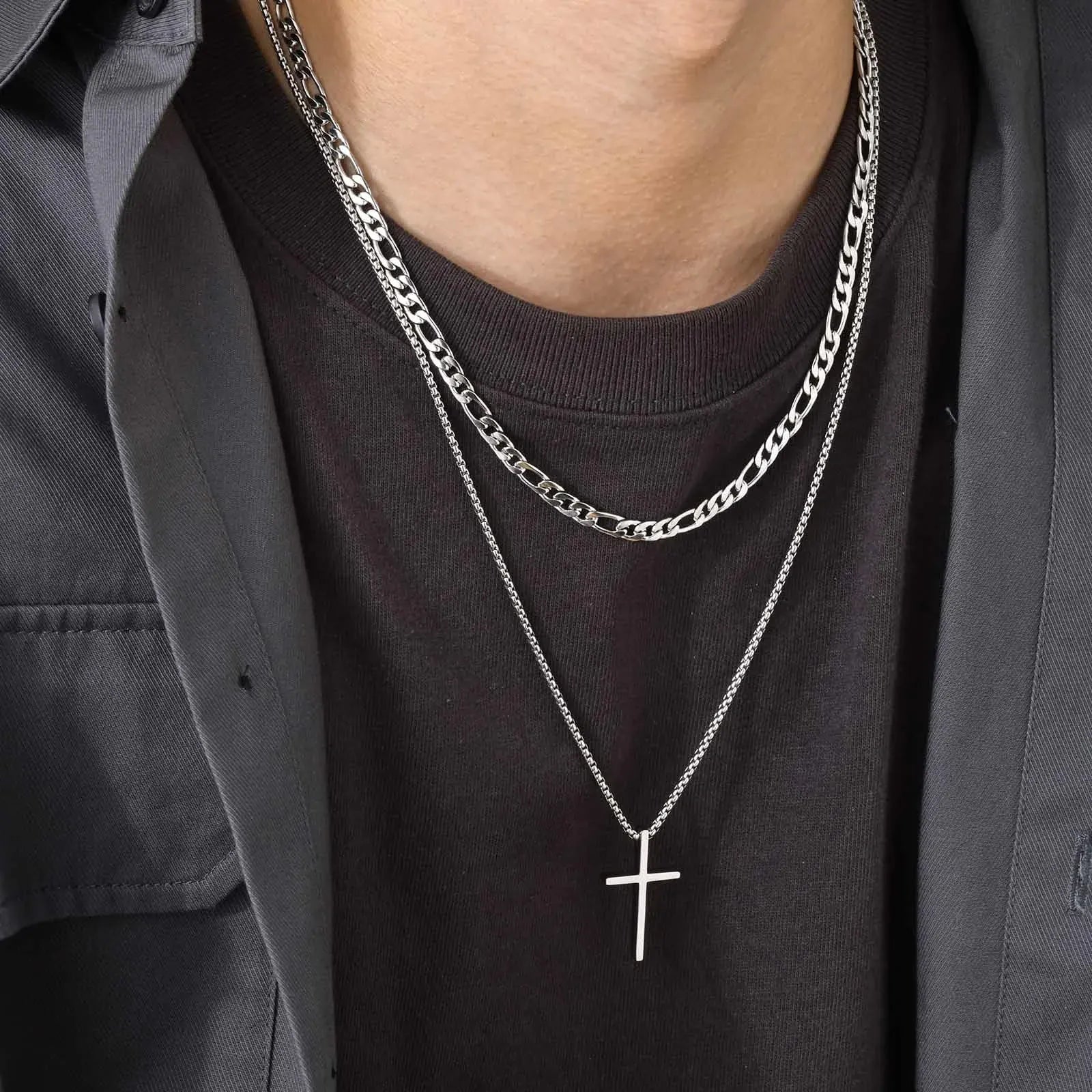 Collier en Croix pour Homme