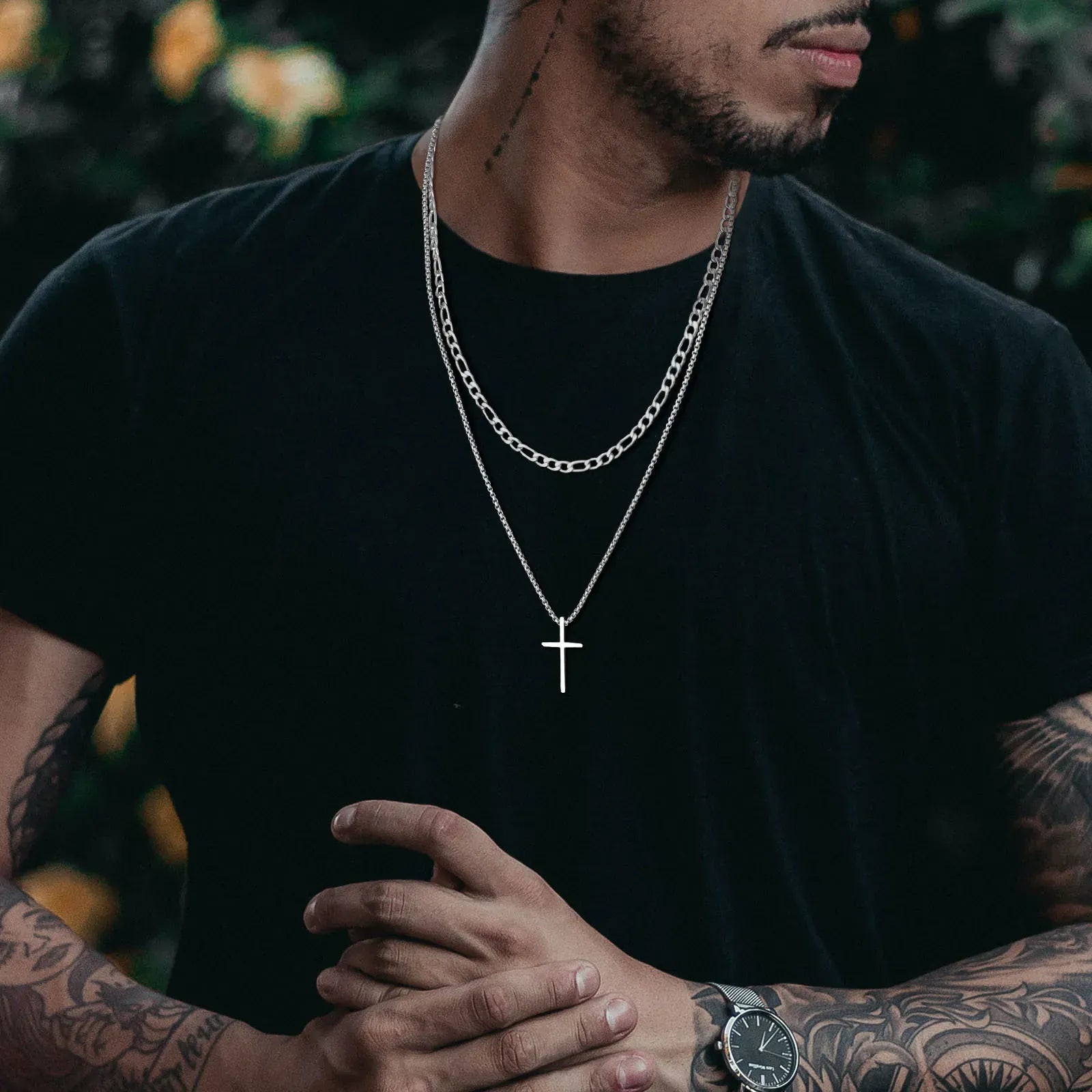 Collier en Croix pour Homme