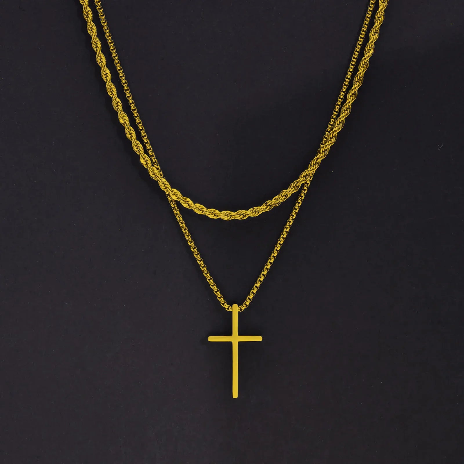 Collier en Croix pour Homme
